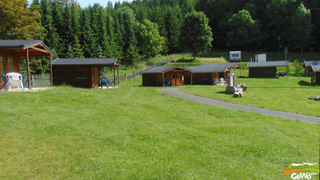 Blockhuette Am Kegelsberg Hotell Gelenau Eksteriør bilde